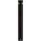 Ekena Millwork Miller Wrought Iron Bracket, (Single center brace), Antiqued Bronze 1 1/2"W x 7 1/2"D x 10"H BKTM01X07X10SMIABZ - alternate 4
